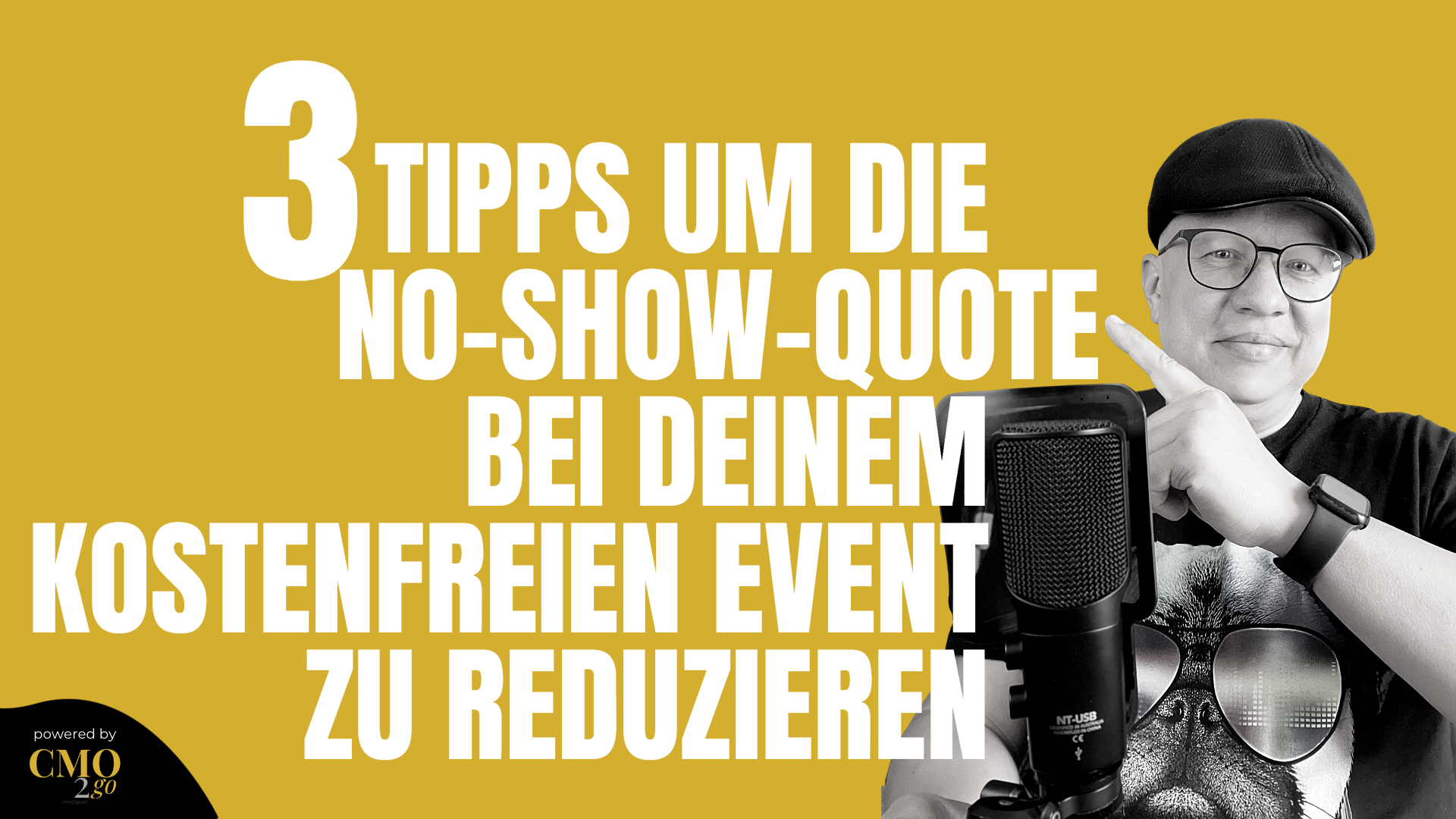 Tipps zur Reduzierung der no-show-quote bei events linkedin marketing Christian Rahn CMO2go